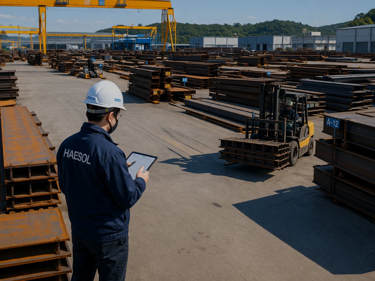 임대 자재 현장 관리