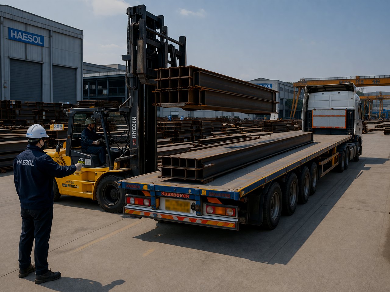 현장 직납 · 상하차